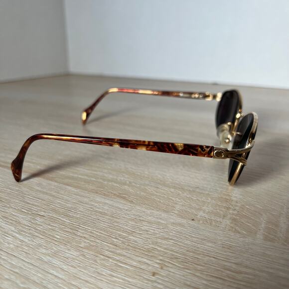 Vintage Gucci Sunglasses Oval Frame Tortoise Shell Gold RARE! - Picture 11 of 11